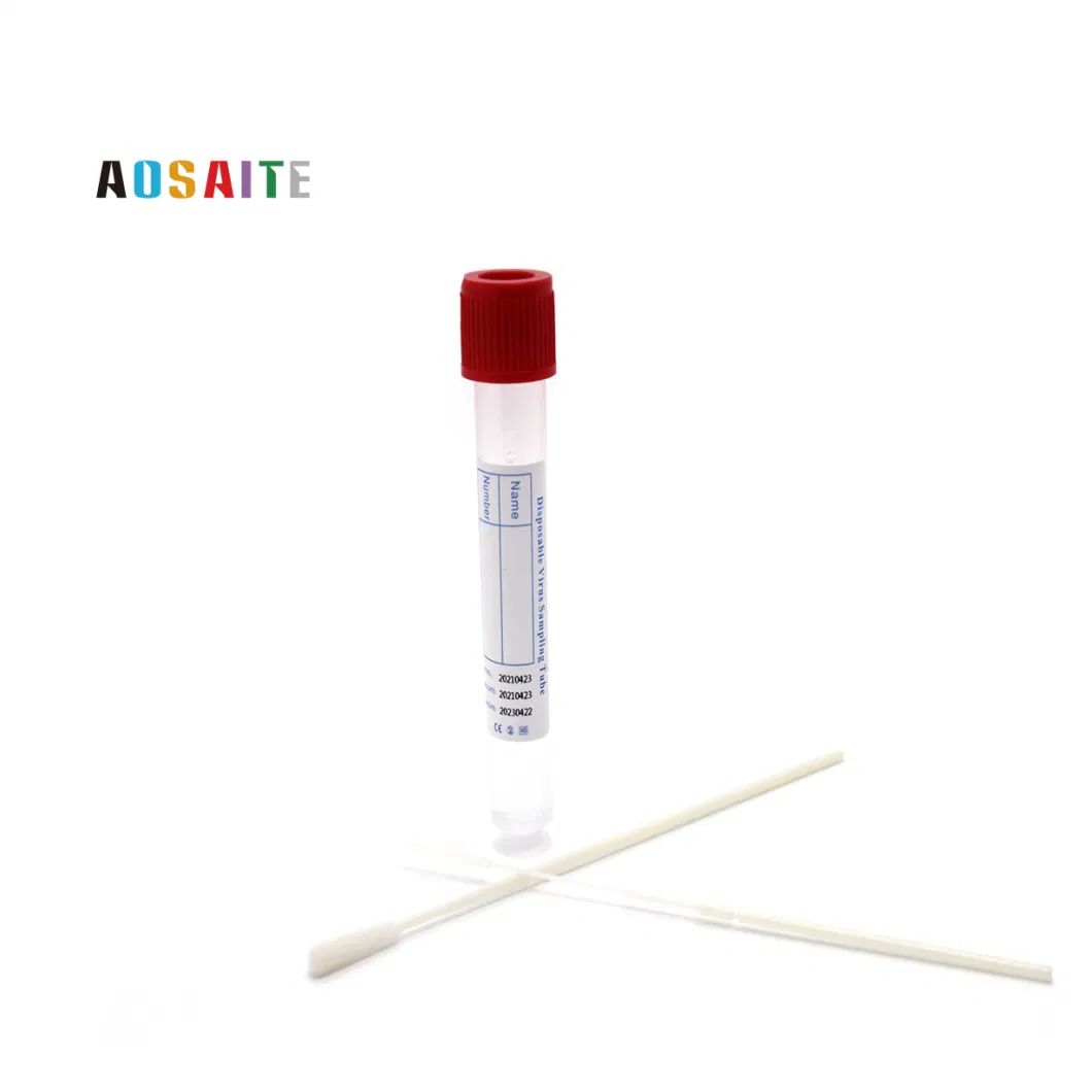 Disposable Sterileviral Vtm Test Tube with Nasopharyngeal Flockedl Swab