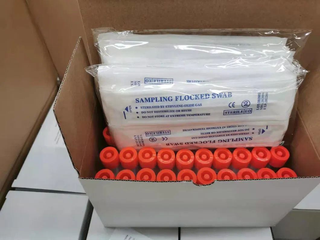 Medical Disposable Vtm Sampling Tube with Swab Viral Transport