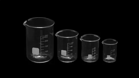 Лабораторное использование 250 мл 500 мл 1000 мл Пластиковый мерный стакан с горловиной