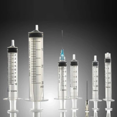 2 или 3 части медицинского одноразового стерильного пластикового шприца для инъекций, инсулинового шприца, безопасного шприца с CE0123 и ISO13485
